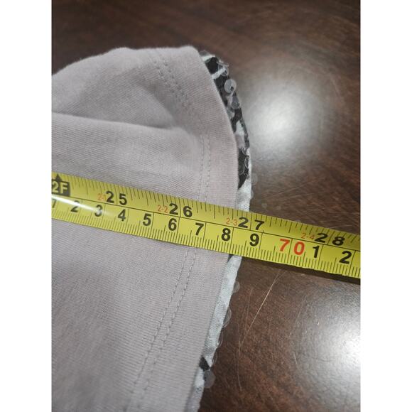 Liz Claiborne Collection Sequin Sleeveless Top Grey Multi 1X NWT Women's Neutral - Picture 8 of 8